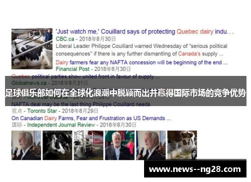 足球俱乐部如何在全球化浪潮中脱颖而出并赢得国际市场的竞争优势